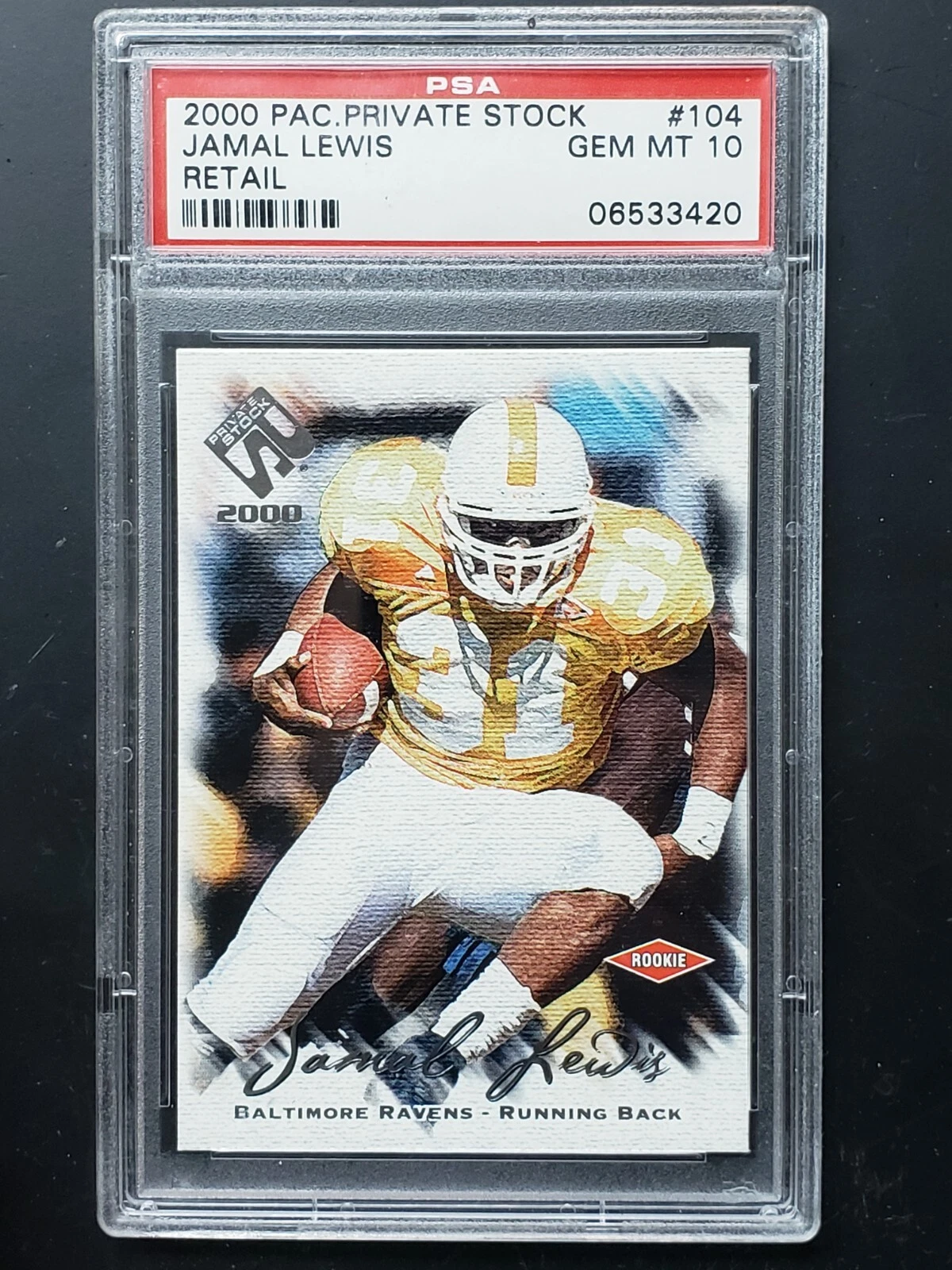 Jamal Lewis Pacific Private Stock #104 Retail