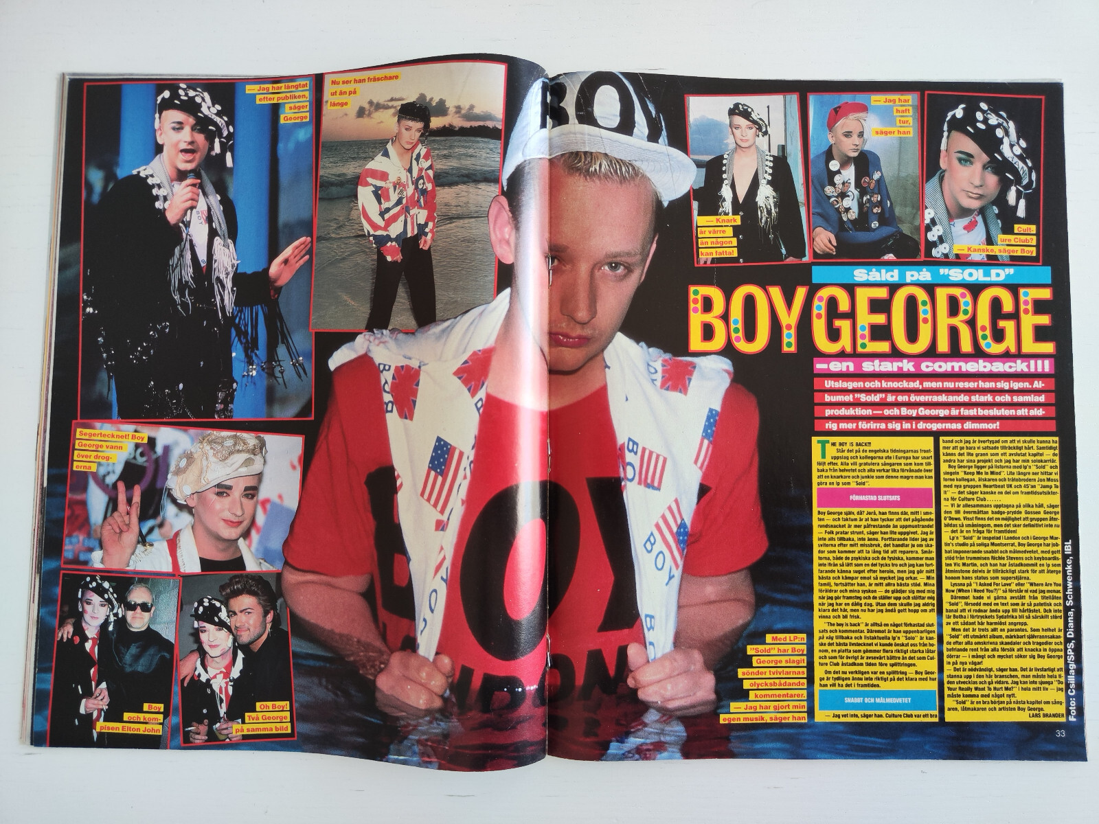 MOTLEY CRUE, MADONNA, SAMANTHA FOX, BOY GEORGE, JAMES BOND in OKEJ magazine  1987 | eBay