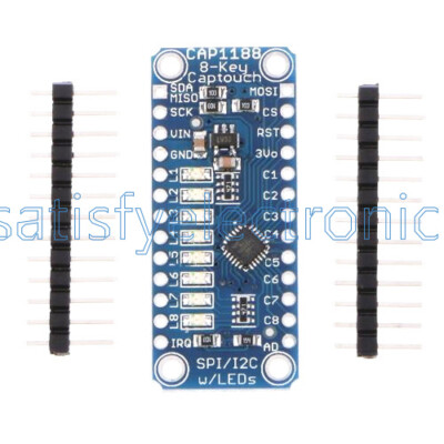CAP1188 8 Key Capacitive Touch Sensor Module SPI I2C Captouch LED For ...