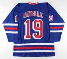 Jean Ratelle Signed New York Rangers Jersey Inscribed 