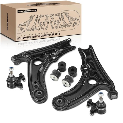 Frankberg Kit Riparazione Sospensione Anteriore Con Bracci Oscillanti E Giunti Sferici - Compatibile Con Clio II, Kangoo, Kubistar