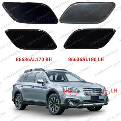 Headlamp Headlight Washer Spray Nozzle Cover Cap For Subaru Outback 2018 -2020 