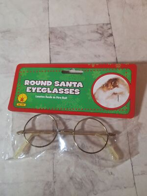 Round Santa Eyeglasses Holiday Costume Accessory By Rubies Costume Co. Inc.