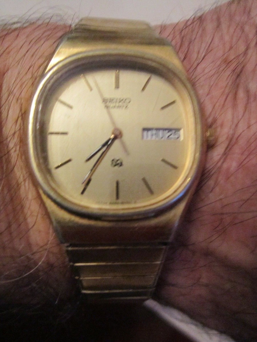 ★ビンテージSEIKO2320-5040★薄型32mm★ VINTAGE SEIKO Quartz SGP 0843-5040 man watch – Long's Fine