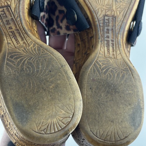 Onesole Ladies Sz 7 Shoes w/Changeable Straps that Snap on & Off Women Wedge - Picture 14 of 19