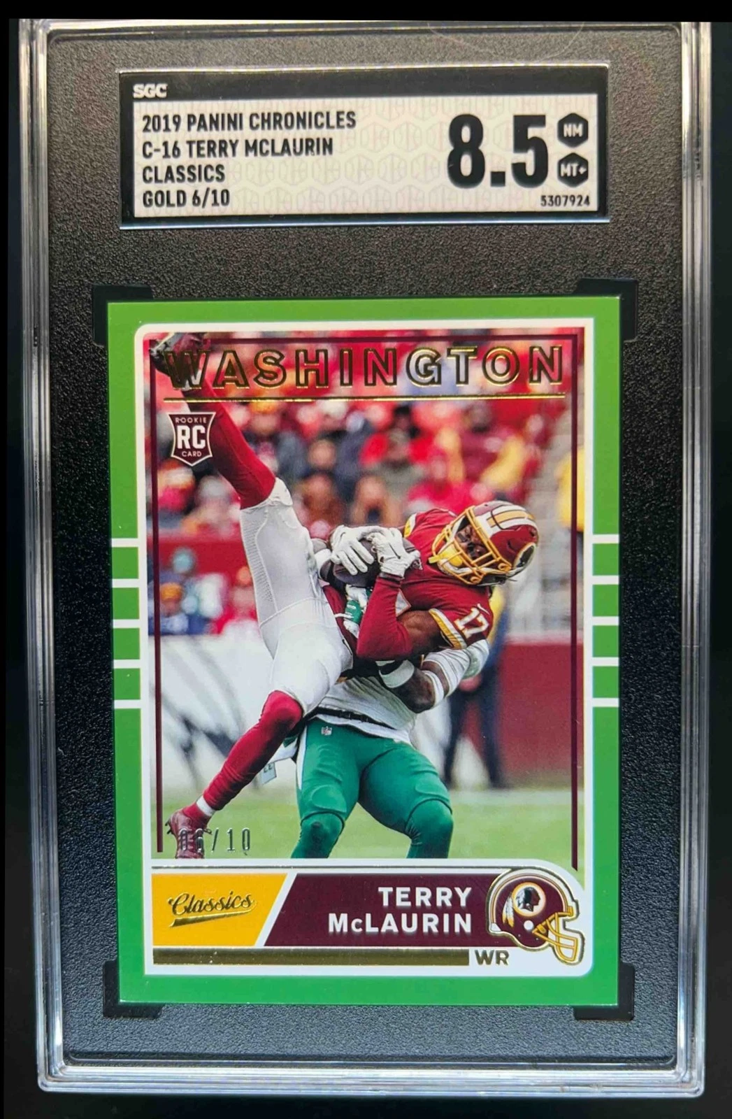 Terry McLaurin Panini Chronicles Classics #C16 Gold