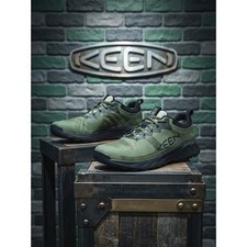 KEEN NXIS Speed Mens Hiking Shoes Olive Green Black 1026111 Size 9