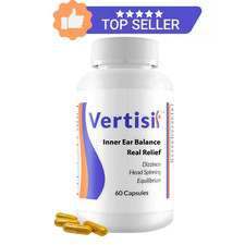 Vertisil Vertigo Relief Capsules   Dizziness, Nausea  Motion Sickness Support 3