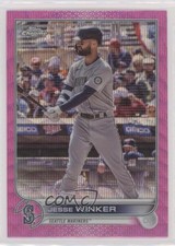 2022 Topps Chrome Update Pink Wave Refractor Jesse Winker #USC17 0bz6
