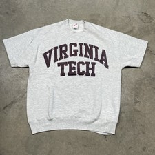 Virginia Tech Sweater L NCAA Basketball Warm-Up Game-day Pullover Crewneck