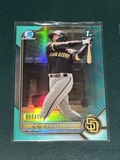 2022 Bowman Chrome Zayed Salinas AQUA /125