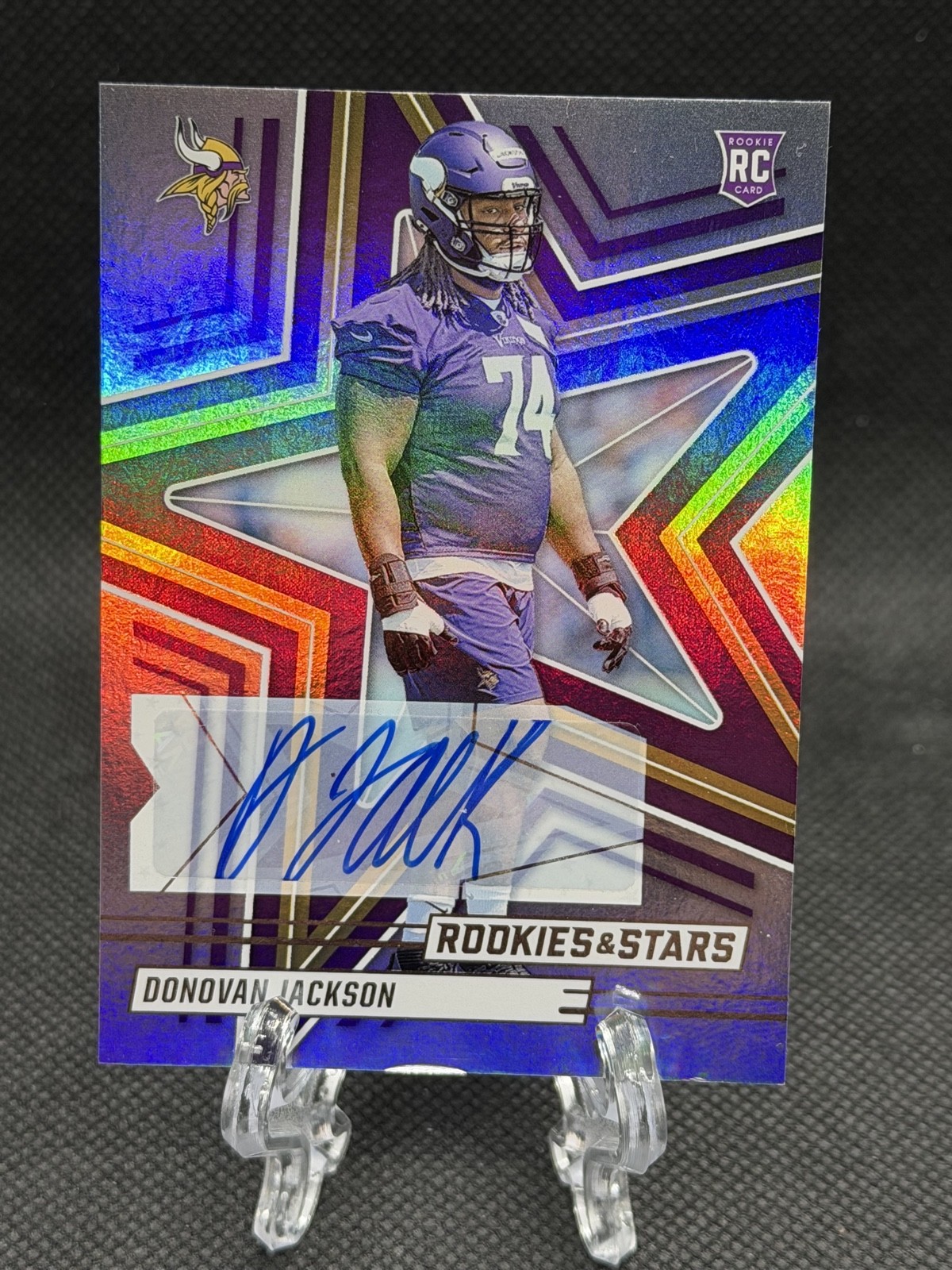 2025 Panini Rookies & Stars - Rookies Donovan Jackson #120 Signatures (AU, RC)