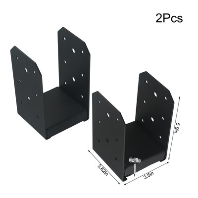 4x4 Zoll verstellbar Edelstahl Beton Pfosten Sockel Anker für Deck Unterstützung