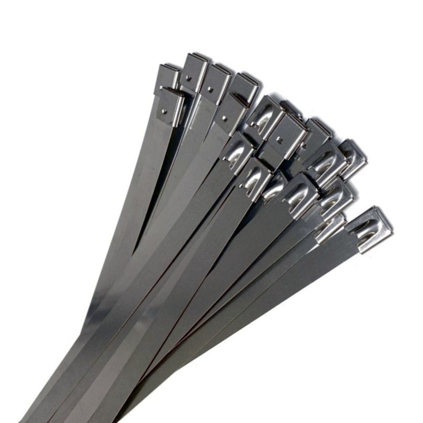 100 x 36" Stainless Steel Zip Ties 400lb (8.8mm Wide) Heavy Duty Indust. Cable