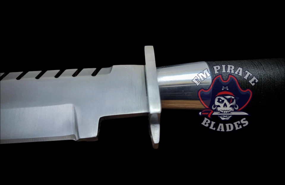 Cuchillo de comando de acero de resorte 5160 hecho a mano personalizado, cuchillo Bowie, cuchillo táctico. Foto 3 de 4