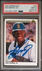 1990 Upper Deck #156 Ken Griffey Jr. signed auto card PSA DNA 9 10