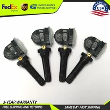 4PCS TPMS Tire Pressure Sensor For Cadillac ATS 2014-2019 13540604 GMC Chevrolet