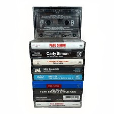 Lot of 10 Cassette Tapes 70's 80's Paul Simon Neil Diamond Joe Cocker Croce