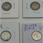 Mercury Silver Dime Lot 1941S 1942 1944 1945D Merc Liberty 90% Silver 4 coins