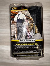 CLC Elastic Back Support Belt Work Gear Size Large, Black 