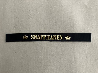 SNAPPHANEN (Royal Swedish Navy) Cap Tally