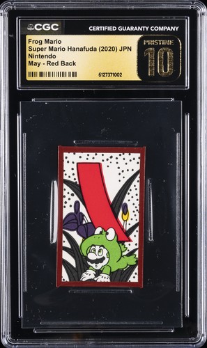 2020 SUPER MARIO HANAFUDA JPN FROG MARIO CGC 10 PRISTINE