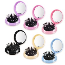 6 Pcs Mini Hair Brush, Compact Travel Hair Brush, Portable Travel Brushes for...
