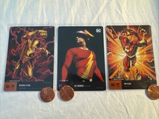 Tarjeta coleccionable híbrida de DC The Flash y flash inverso Holos épicos acuñaciones aleatorias
