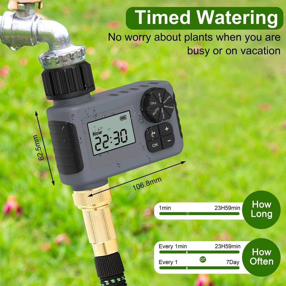 Smart Irrigation Timer Landscape Watering Device Automatic Water Valve Controlle - Image 4 of 4