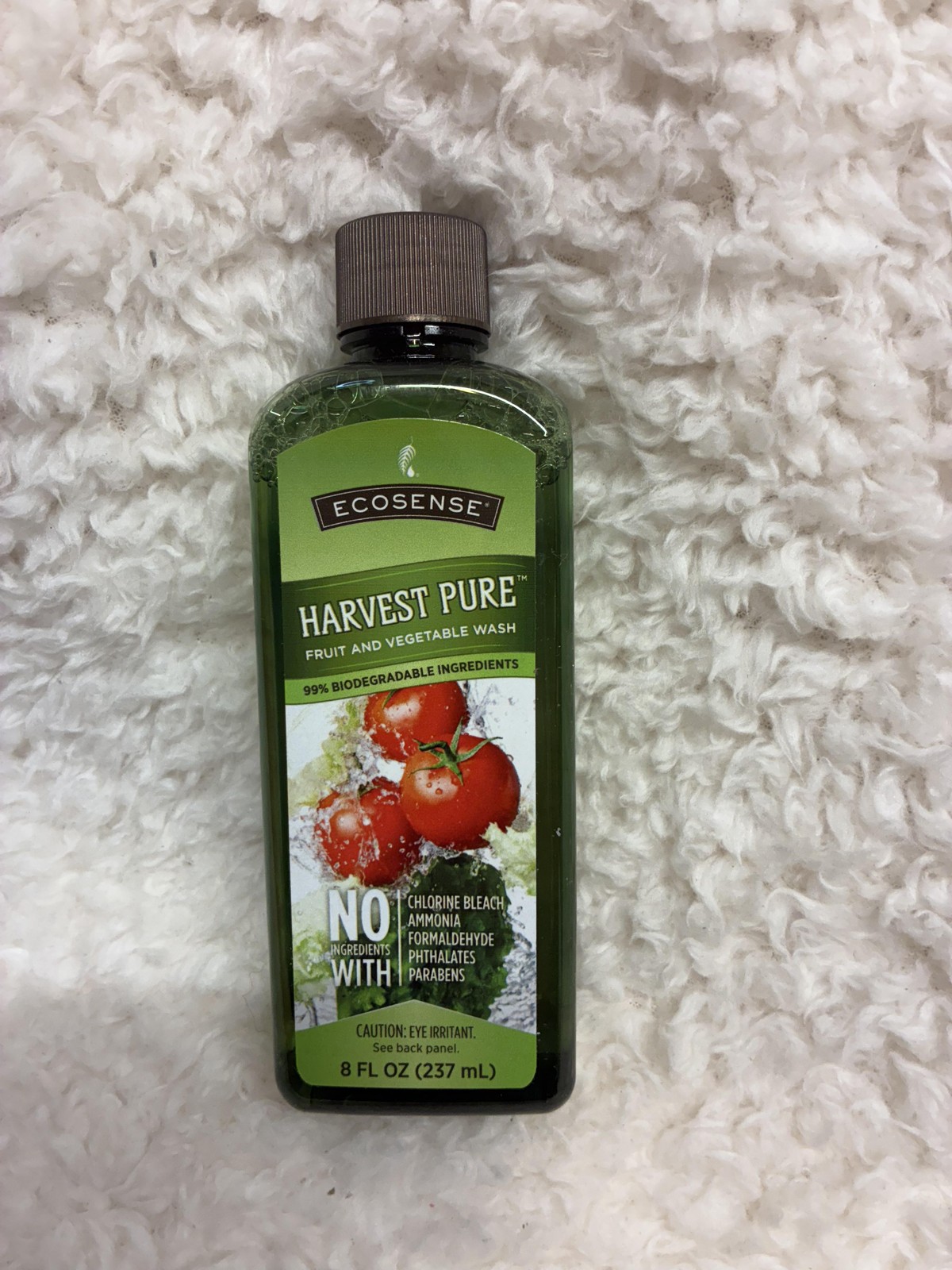 Ecosense Harvest Pure Fruit & Vegetable Wash 8 fl oz 99% Biodegradable Formula