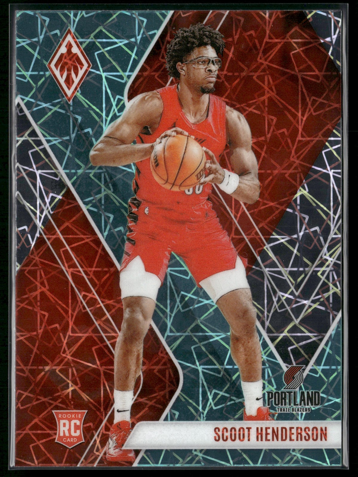 2023-24 Panini Phoenix #298 Scoot Henderson Phoenix Teal Lazer