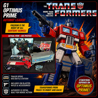 G1 1984 OPTIMUS PRIME   COMPLETE T4   CULLEN AUTOGRAPH   VINTAGE G1 TRANSFORMERS
