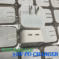 USB-C 35W Power Adapter Fast Wall Charger Lot For iPhone 16 15 14 13 12 11 XR 8