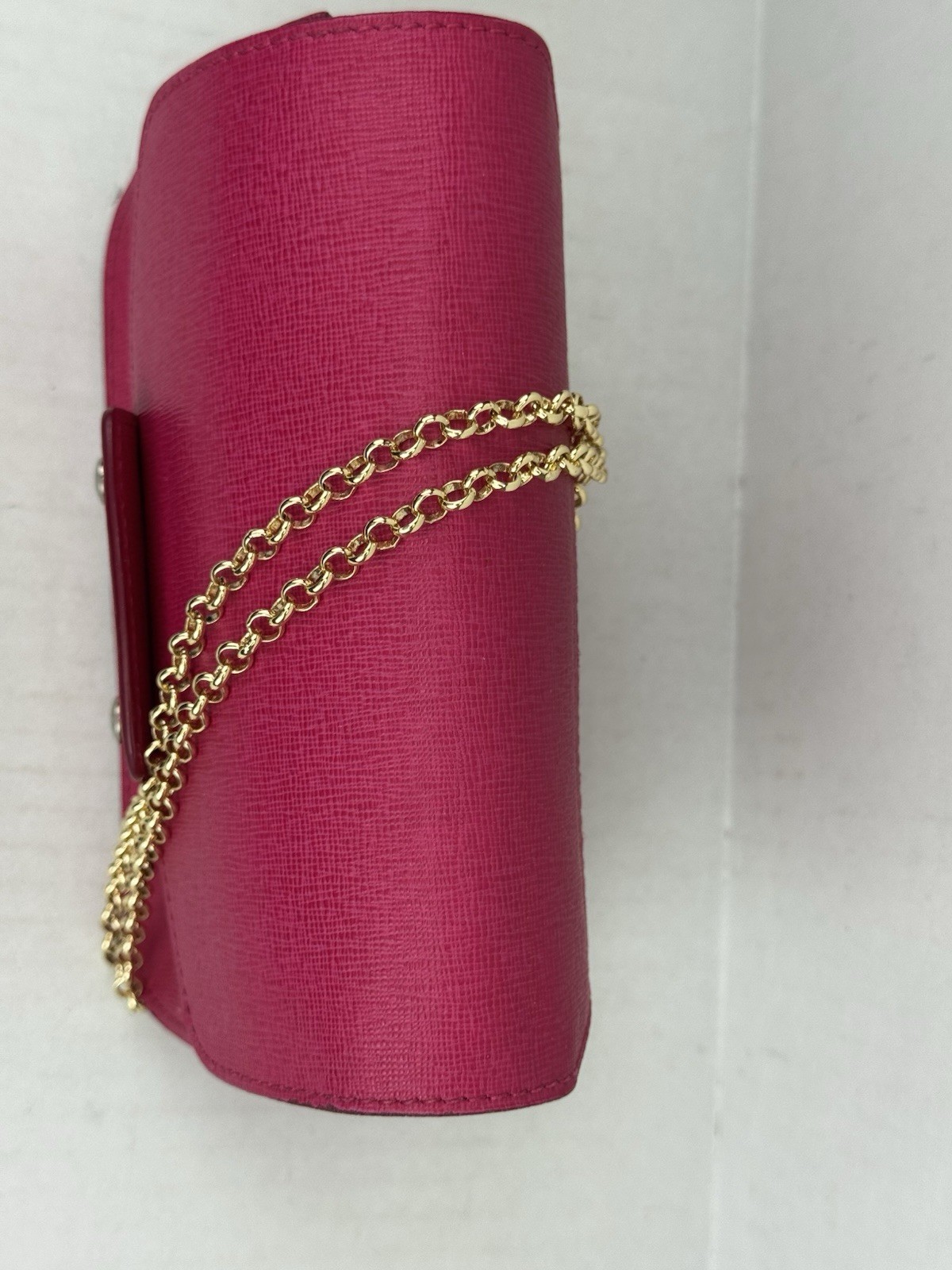 FURLA Shoulder Bag Solid PNK Soft Leather  Mini C… - image 4