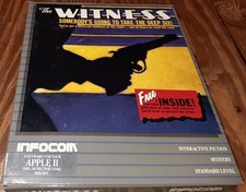 Infocom The Witness Software For Apple II Series 1984 Interactive Fiction READ