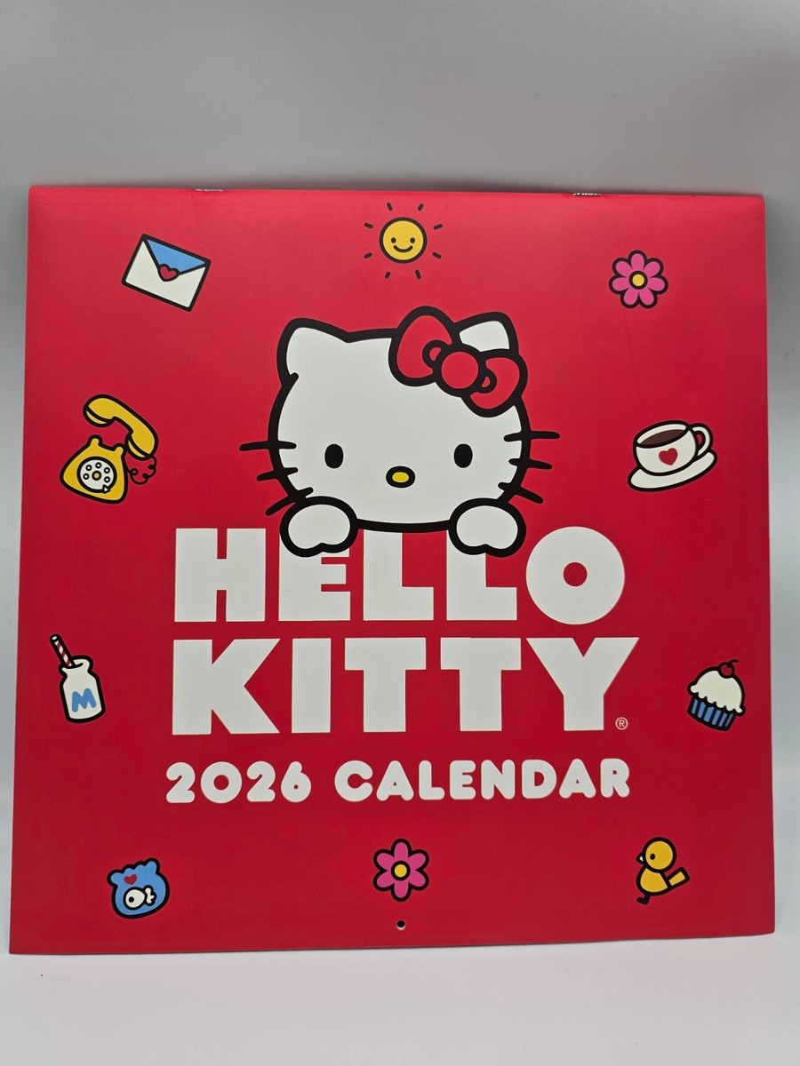 Hello Kitty 2026 Wall Calendar 12