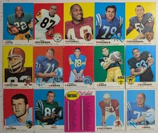 1969 Topps Football Cards - Complete your set (see pics!) #101-261 Revised 11/11