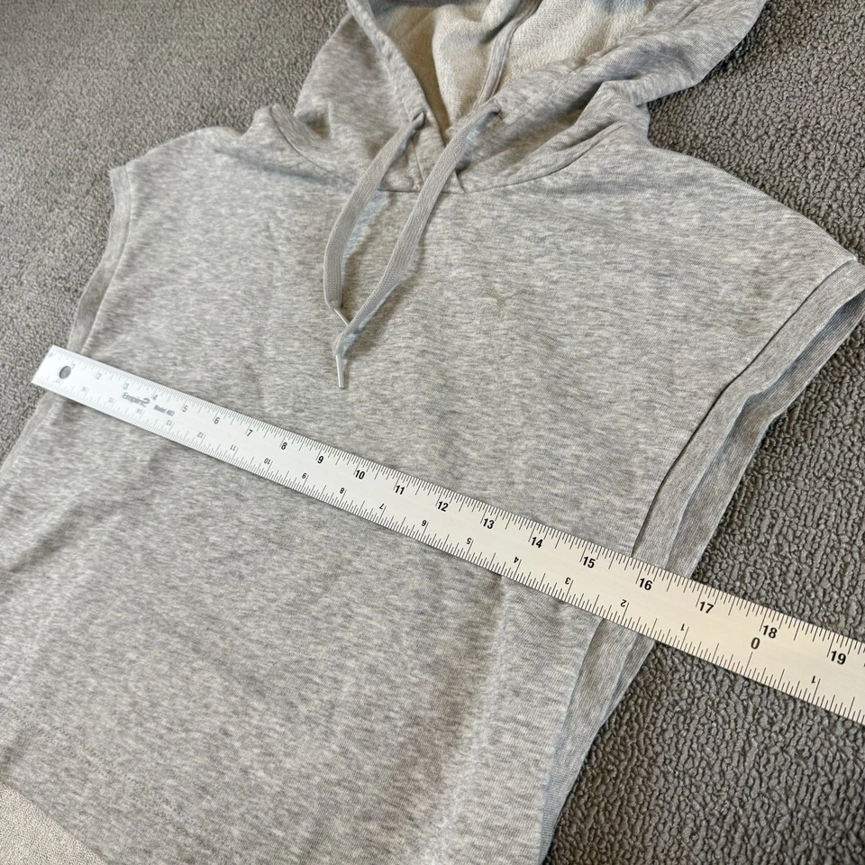 Lote de 2 suéteres con capucha Puma sin mangas ligeros suaves deportivos gimnasio al aire libre Foto 4 de 4