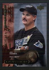2000 Upper Deck Ovation Jim Morris World Premiere card Devil Rays The Rookie. rookie card picture