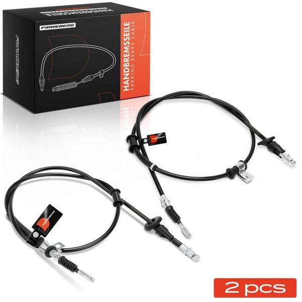 Frankberg 2X Handbremsseile L+R Passend FüR Mitsubishi Carisma Scheibenbremse-image