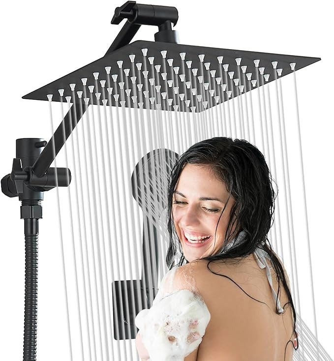 With Handheld Spray High Pressure Shower Head Combo Chrome