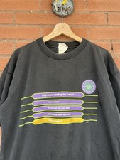 WHO WANTS TO BE A MILLIONAIRE T SHIRT REGIS PHILBIN TV SHOW PROMO MONEY VTG Y2K