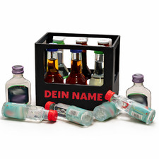 Personalisierte Schnapskiste | Geschenkbox für Mini Shots | Hubi Kiste