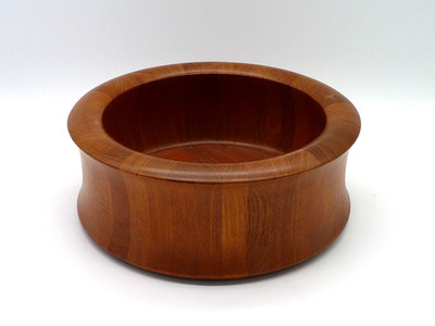 Digsmed Denmark Holzschale Teak Mid Century Danish Design- D 30,5 cm