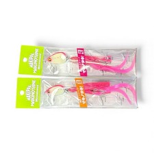 Lot de 2 leurres Megabass Makippa Octpine 30g & 40g Inchiku Jig Pink Glow Japan