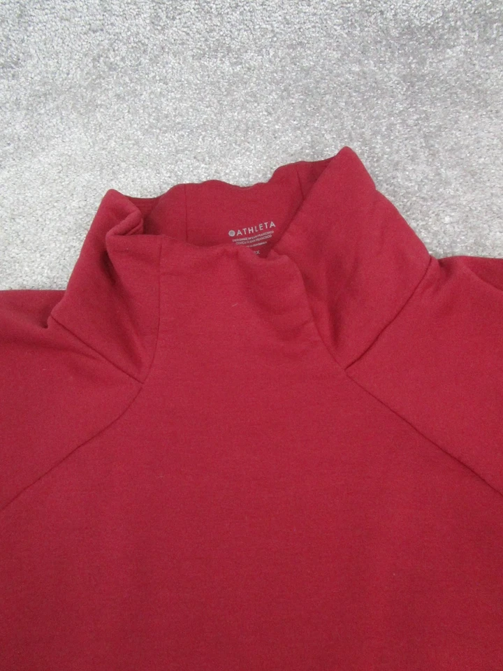 Suéter Athleta Polartech para mujer 2x suéter polar rojo Foto 2 de 4