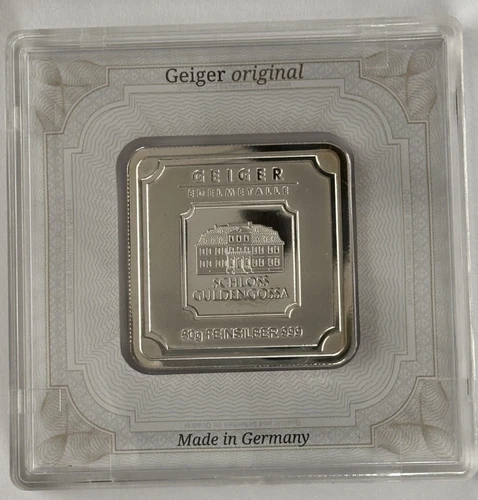 Geiger Edelmetalle Security Line 50 gram .999 Fine Silver - In Assay - AV850654