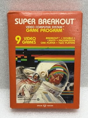 Atari Super Breakout Atari 2600 Video Computer System 1981 Factory Sealed CX2608