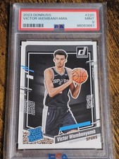 VICTOR WEMBANYAMA 2023-24 Panini DONRUSS RATED ROOKIE #220 RC Mint Graded PSA 9