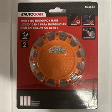 AutoCraft 10 In 1 LED Emergency Flare, AC4454